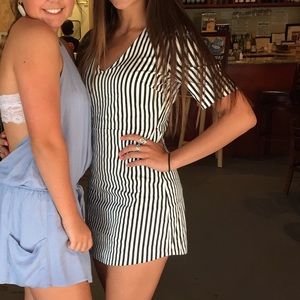 B&W striped dress, WORN ONCE